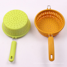 High Quality SIlicone Sink Strainer With Stainless Steel Handle